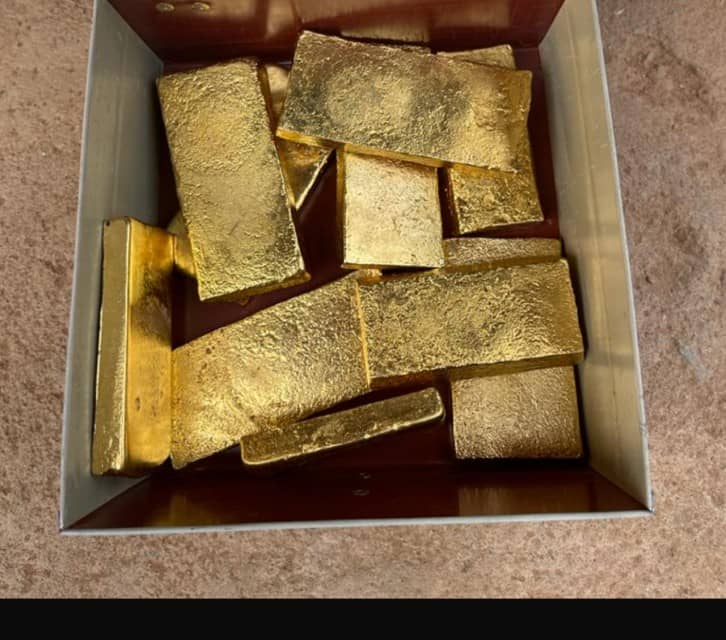 Raw Real Gold Bar