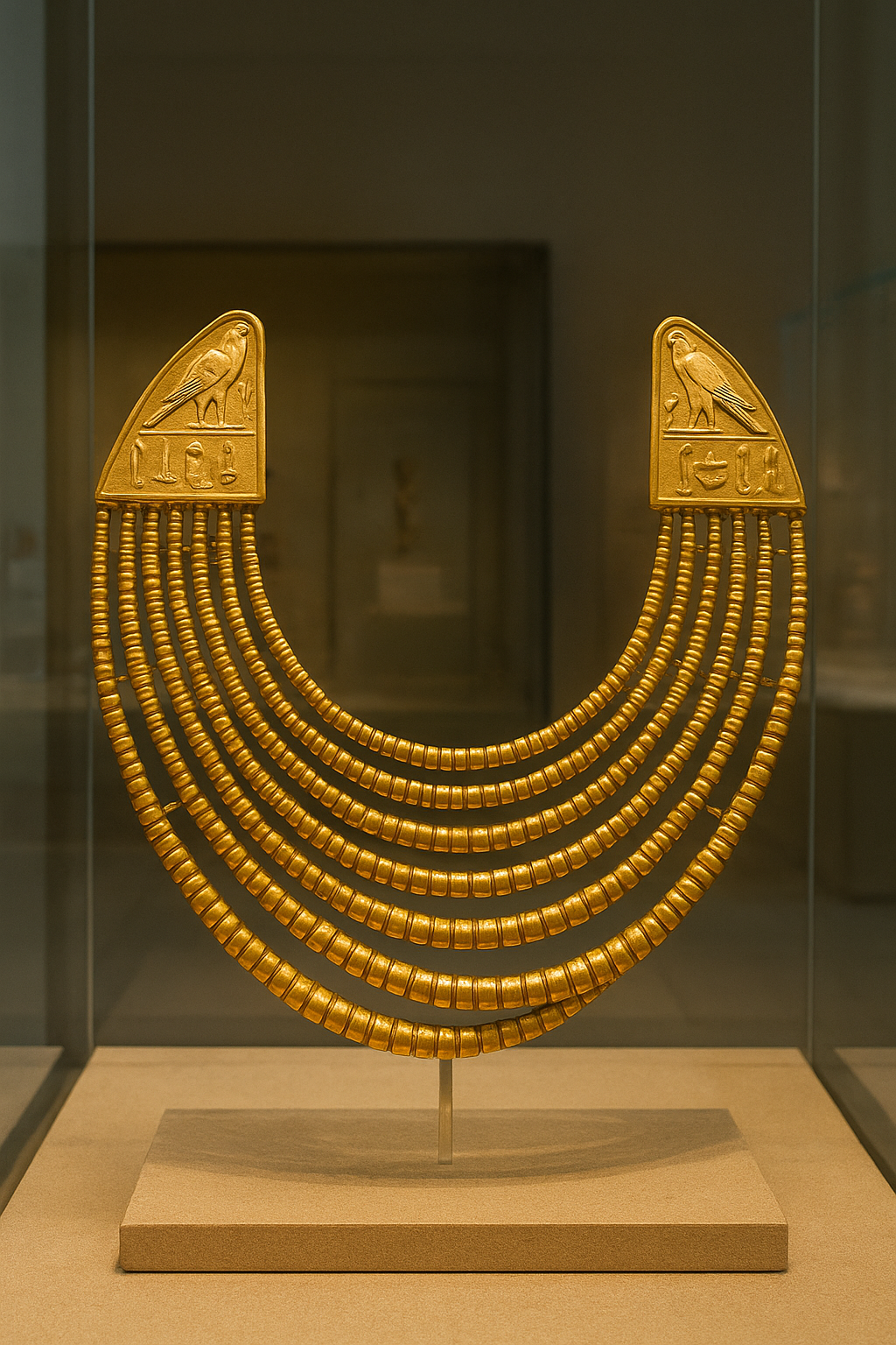 Gold Africa Necklace