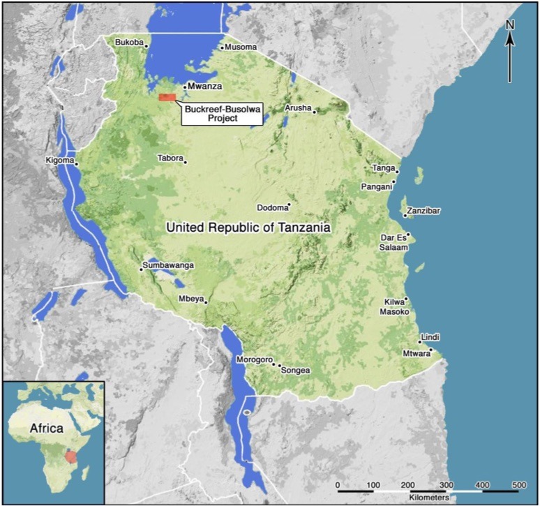 Tanzania Gold Regions